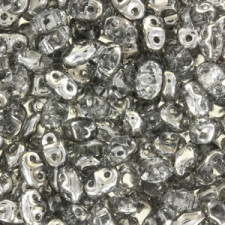 Matubo MiniDuo Perlen 4x2.5mm Silver 1/2